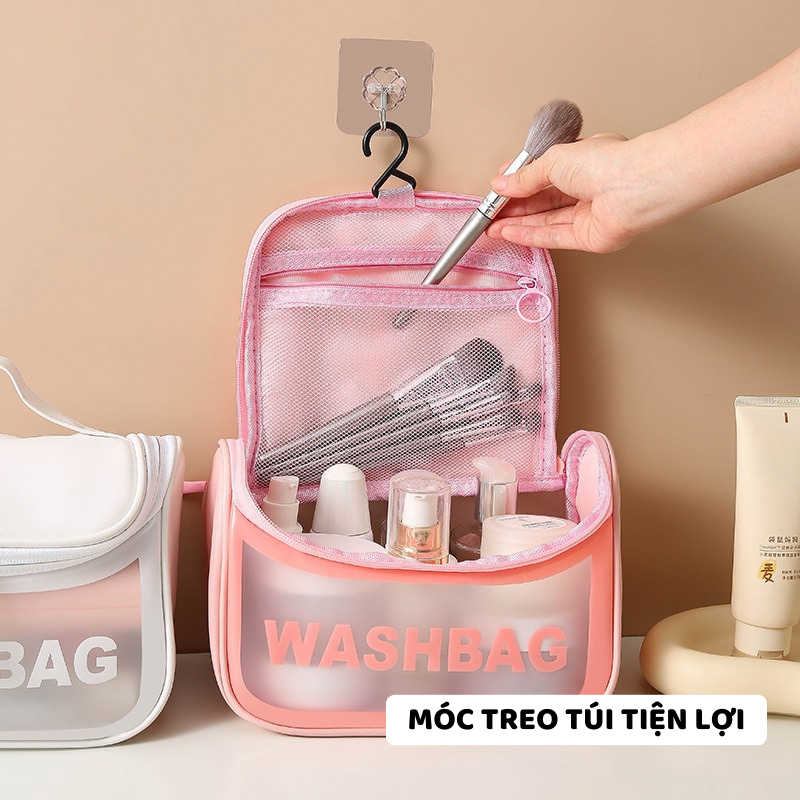 Túi Đựng Mỹ Phẩm Du Lịch Da PU ENODA HOME, Túi Đựng Đồ Trang Điểm Makeup Cá Nhân Chia Ngăn Tiện Lợi TUIPU003