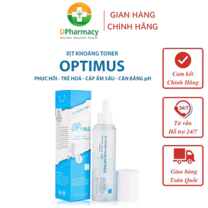 Xịt Khoáng Toner Optimus Thanh Mộc Hương, Cấp Âm Sâu, Cải Thiện Da Khô Thô Ráp, Da Sáng Mịn, Trẻ