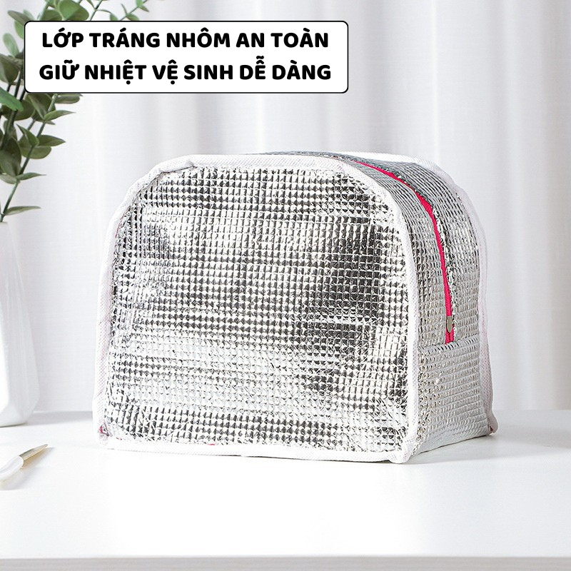 Túi Giữ Nhiệt Đựng Cơm Văn Phòng ENODA HOME, Túi Đựng Hộp Cơm Trưa Giữ Nhiệt Chất Liệu Chống Thấm TUICOM001