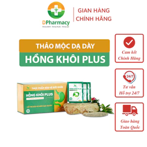 Thảo Mộc Dạ Dày Hồng Khôi Plus Thanh Mộc Hương, Cho Người Viêm Loét Dạ Dày, Tá Tràng, Ợ Hơi, Ợ Chua