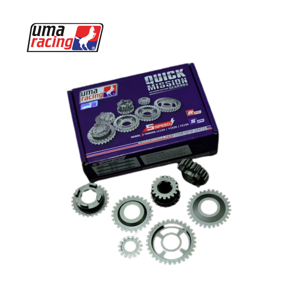 Bộ Đấu Số Truyền Động UMA Racing 5 Cấp Cho Exciter 150/135 – Chuyển Số Mượt Mà, Tối Ưu Vận Hành