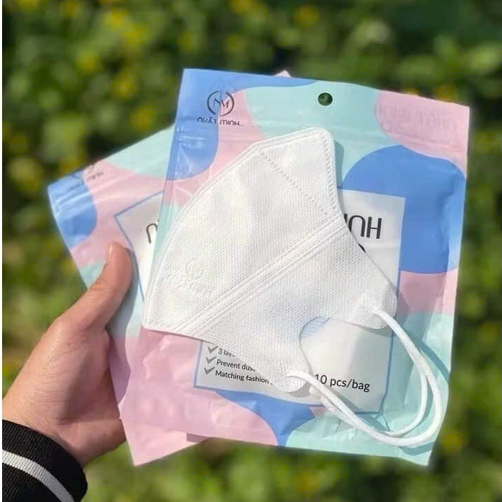 Thùng 200 cái khẩu trang 5D Nhật Ninh 3 lớp kháng khuẩn lọc bụi mịn ôm sát mặt