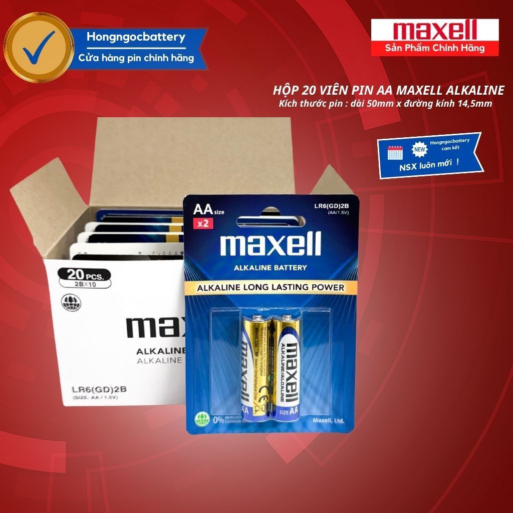 ( Hàng Chính Hãng)Hộp 20 Viên Pin AA / AAA Maxell Alkaline 1,5V - Hàng ...