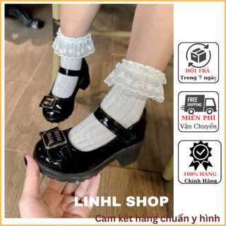 Giày búp bê tăng chiều cao cho bé gái đế cao 4cm