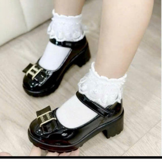 Giày cao gót cho bé kuromi cao 4p chất liệu da PU diện tết siêu nhẹ xinh hàng QC Cao cấp