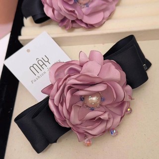 [BSP Hoa Mẫu Đơn] Kẹp tóc, Buộc tóc hoa đính ngọc handmade • Mây Fashion Jewelry - K1025.20