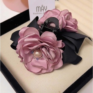 [BSP Hoa Mẫu Đơn] Kẹp tóc, Buộc tóc hoa đính ngọc handmade • Mây Fashion Jewelry - K1025.20