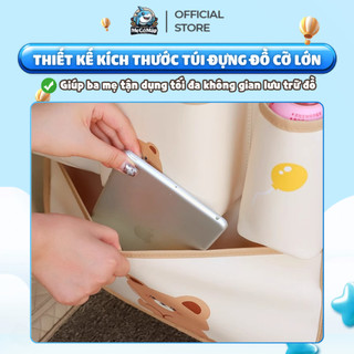 Túi Đựng Đồ Đa Năng Treo Ghế Sau Ô Tô, Thiết Kế Nhiều Ngăn Tiện Lợi, Da PU Cao Cấp Chống Nước Dễ Vệ Sinh