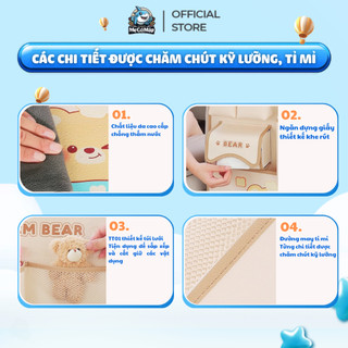 Túi Đựng Đồ Đa Năng Treo Ghế Sau Ô Tô, Thiết Kế Nhiều Ngăn Tiện Lợi, Da PU Cao Cấp Chống Nước Dễ Vệ Sinh