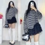 Áo thun sweater cổ tròn dài tay mặc thu đông cotton mềm mịn co dãn mặc siêu thoải mái