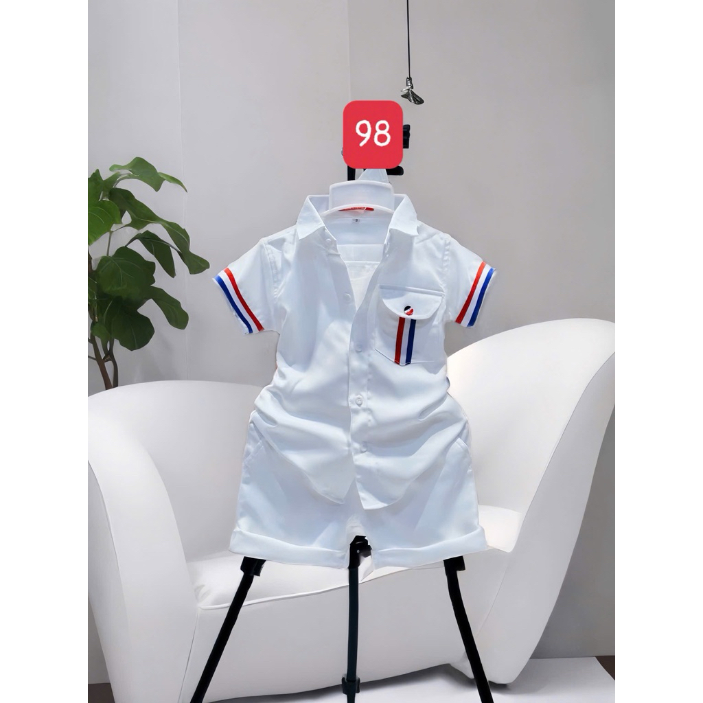 set sơmi thiết kế cao cấp sang chảnh cho bé yêu 10kg-52kgTONIKIDS