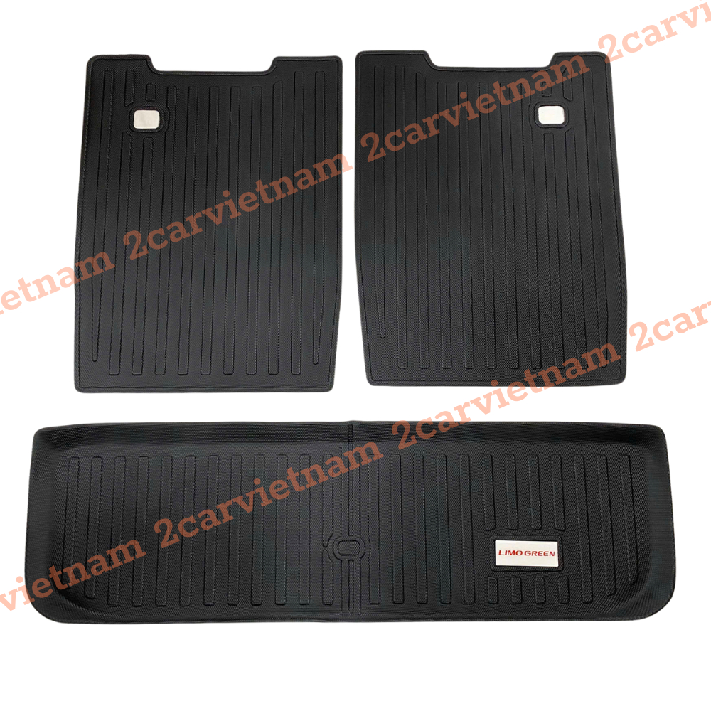 Lót cốp nhựa, lót lưng ghế sau xe Vinfast Limo Green / MPV 7, MPV7 không thấm nước, đàn hồi, dễ vệ sinh