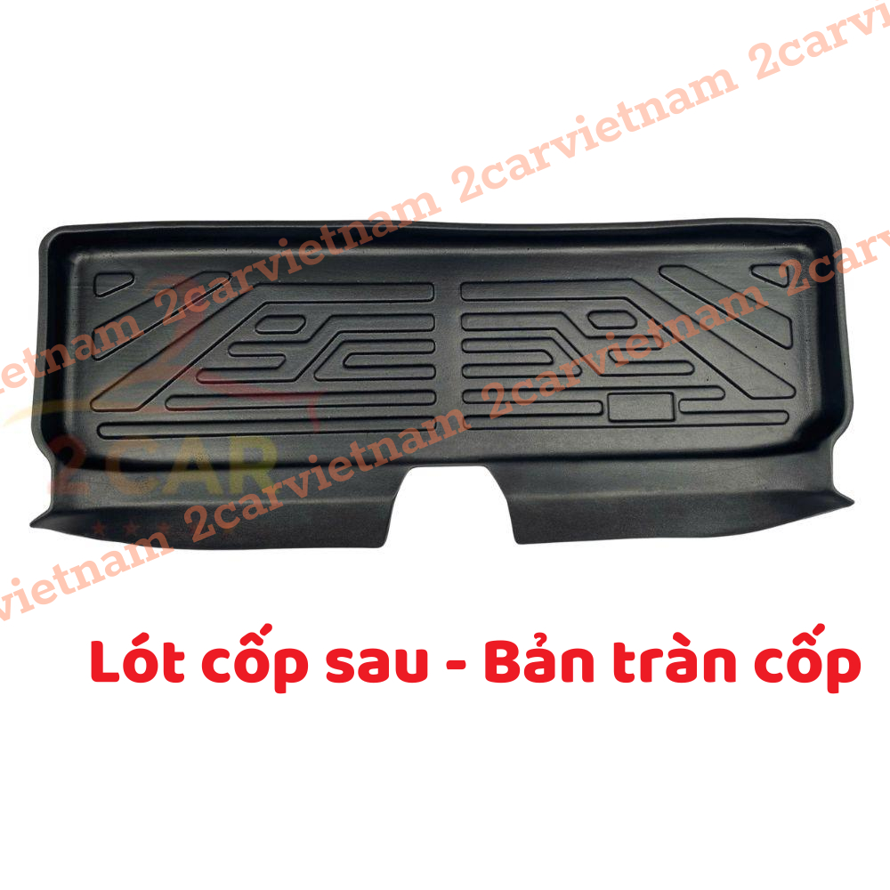 Lót cốp nhựa, lót lưng ghế sau xe Vinfast Limo Green / MPV 7, MPV7 không thấm nước, đàn hồi, dễ vệ sinh