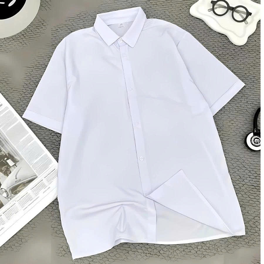 Giá Xưởng Áo Sơ Mi Trắng Học Sinh, Áo Đi Học Cộc Tay, Dài Tay Cho Nam Nữ Đủ Độ Tuổi học sinh