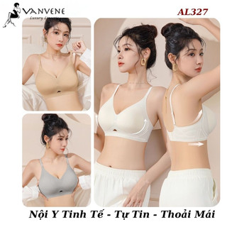 Áo lót nữ su Vanvene AL327 không gọng đệm dày 3cm nâng ngực, tàng hình không lộ viền