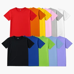 Áo Thun Trơn Basic Nhiều Màu Sắc Vải Poly Thái Thoáng Mát Dầy Dặn Co Dãn 4 Chiều MÀU KHÁC NHẮN SHOP