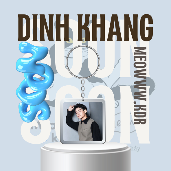 móc khoá/keyring diễn viên Nguyễn Đình Khang phim Mưa Đỏ