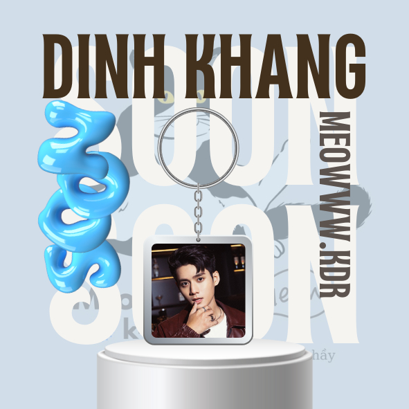 móc khoá/keyring diễn viên Nguyễn Đình Khang phim Mưa Đỏ