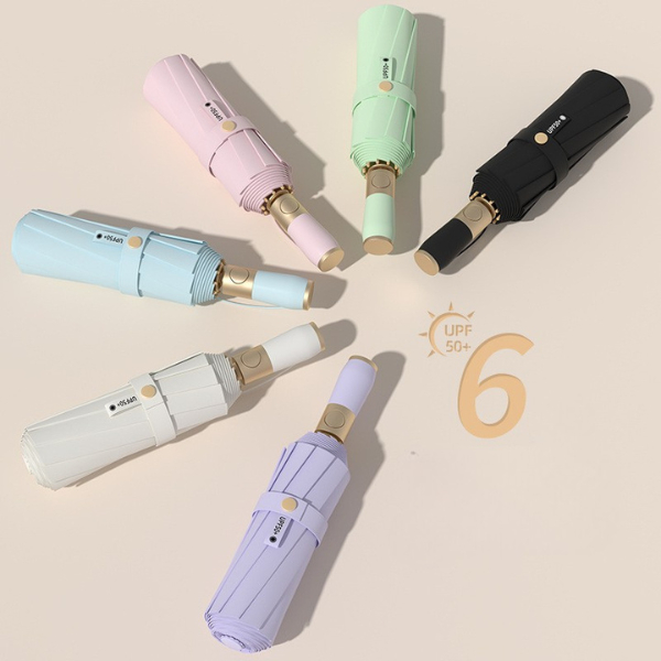 Ô Dù 3 Lớp 2 Mặt Cao Cấp Che Mưa , Chống Tia UV