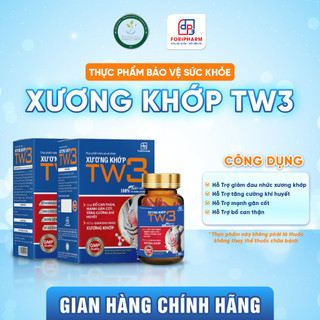 Xương Khớp TW3 - Hỗ Trợ Giảm Đau Nhức, Thoái Hóa Khớp, Khó Vận Động (Chính Hãng)-Hộp 30Viên