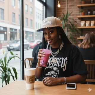 Mũ Snapback The Munchies thêu họa tiết bánh Donut, Mũ hiphop phong cách đường phố cá tính cho nam nữ