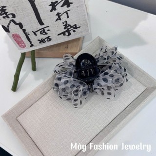[Bộ SP Chấm Bi] Kẹp tóc, buộc tóc voan chấm bi • Mây Fashion Jewelry - K925.08