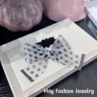 [Bộ SP Chấm Bi] Kẹp tóc, buộc tóc voan chấm bi • Mây Fashion Jewelry - K925.08