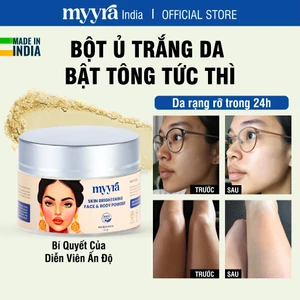 BỘT TRẮNG DA Thiên Nhiên Ấn Độ, Loại Bỏ Thâm Mụn Rám Nắng Tức Thì, An Toàn Cho Mặt Và Body Bột Ubtan