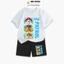 Bộ Cotton Trẻ Em CHÓ CỨU HỘ 3D, Vải Cotton Chính Phẩm Siêu Mát Co Dãn 4 Chiều, Size 7-32kg, KING COTTON
