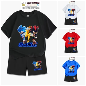 Bộ Cotton Trẻ Em SONIC, Vải Cotton Chính Phẩm Siêu Mát Co Dãn 4 Chiều, Size 7-32kg, KING COTTON