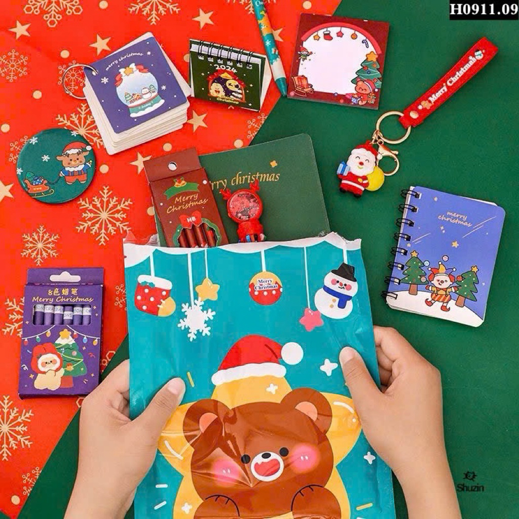 COMBO 2 TÚI MÙ QUÀ TẶNG NOEL - QUÀ GIÁNG SINH