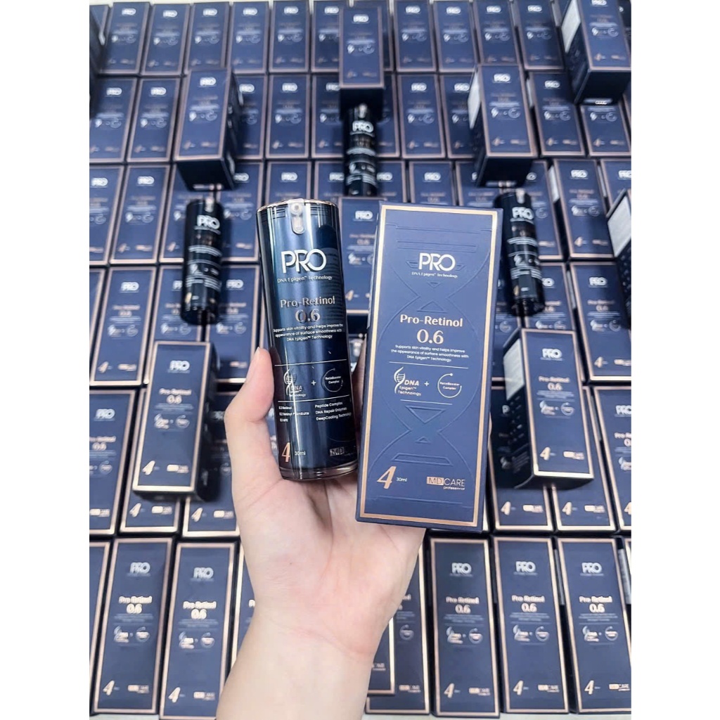 [ĐẠI LÝ CHÍNH HÃNG] Kem Dưỡng MD CARE Pro-Retinol 0.6 30ml - Trẻ Hóa & Làm Mờ Nếp Nhăn