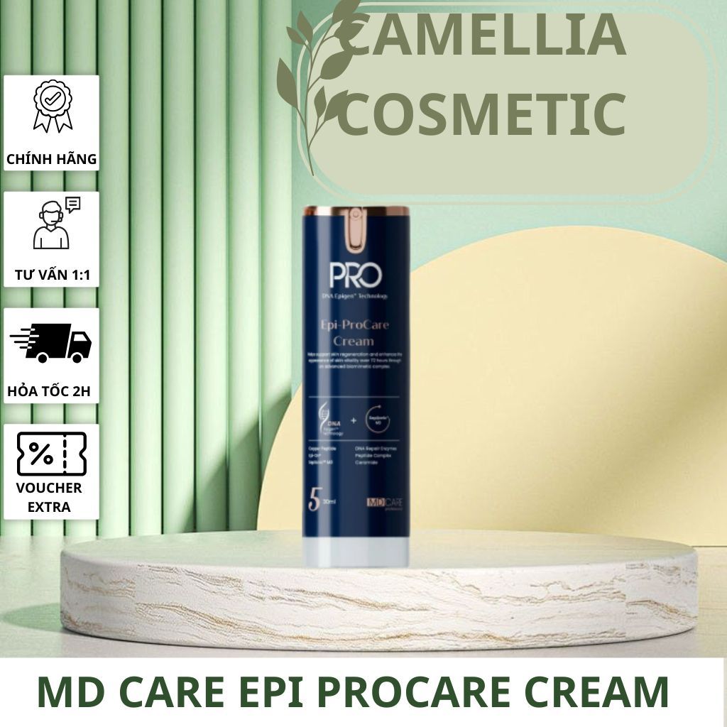 [ĐẠI LÝ CHÍNH HÃNG] Kem Dưỡng Ẩm Phục Hồi Và Cải Thiện Nếp Nhăn MD CARE Epi - ProCare Cream 30ml