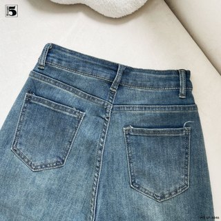 Quần Jean Nữ Twentyfive Ống Suông Dễ Phối Đồ, Quần Dáng Rộng Giúp Che Khuyết Điểm, Mặc Siêu Tôn Dáng 6846