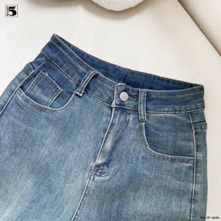 Quần Jean Nữ Twentyfive Ống Suông Dễ Phối Đồ, Quần Dáng Rộng Giúp Che Khuyết Điểm, Mặc Siêu Tôn Dáng 6846