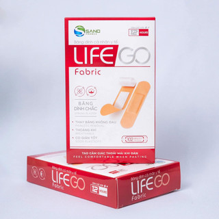 Băng dính cá nhân y tế LifeGo Transparent 102 miếng– Không thấm nước