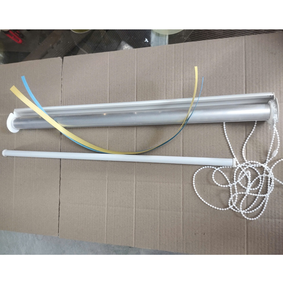 Thanh rèm cuốn, Khung rèm cuốn: Đầy đủ phụ kiện treo lắp, ống nhôm, dây ...