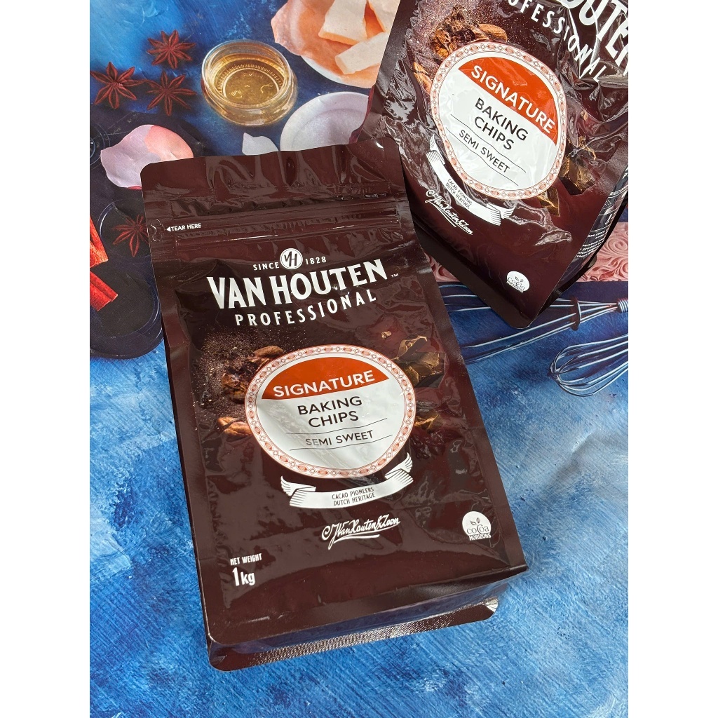 🍫Socola chip đen Van Houten🍫 - Túi 1kg - BK43