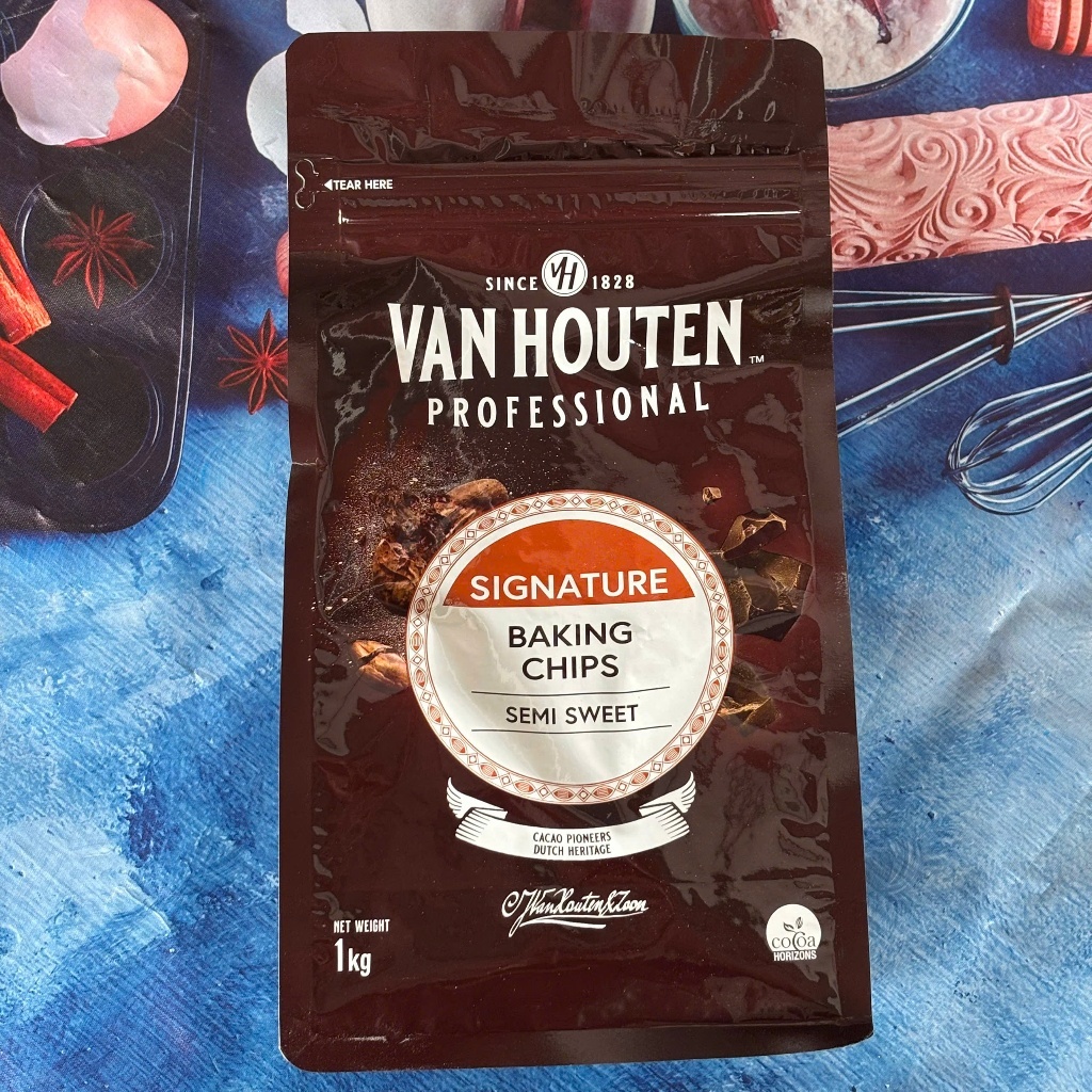 🍫Socola chip đen Van Houten🍫 - Túi 1kg - BK43