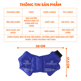 Gel Chườm Nóng Lạnh Cổ Chân, Giảm Đau, Sưng Viêm, Bong Gân, Phục Hồi Nhanh Sau Chấn Thương, Phẫu Thuật