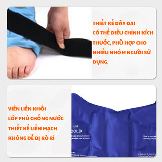 Gel Chườm Nóng Lạnh Cổ Chân, Giảm Đau, Sưng Viêm, Bong Gân, Phục Hồi Nhanh Sau Chấn Thương, Phẫu Thuật