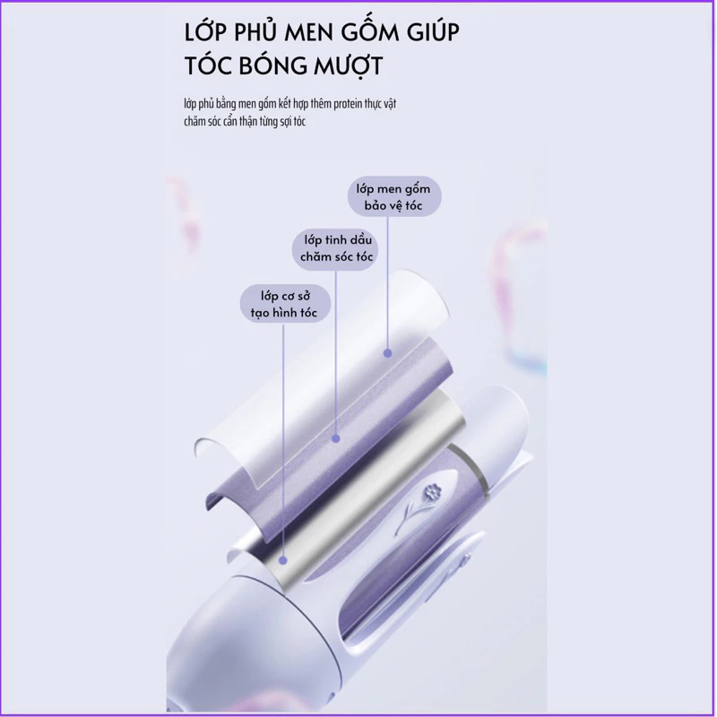 Máy Uốn Tóc 3in1 Tự Động Ann Hair Style 32mm, Chống Bỏng, Uốn Xoăn Duỗi Thẳng Cao Cấp