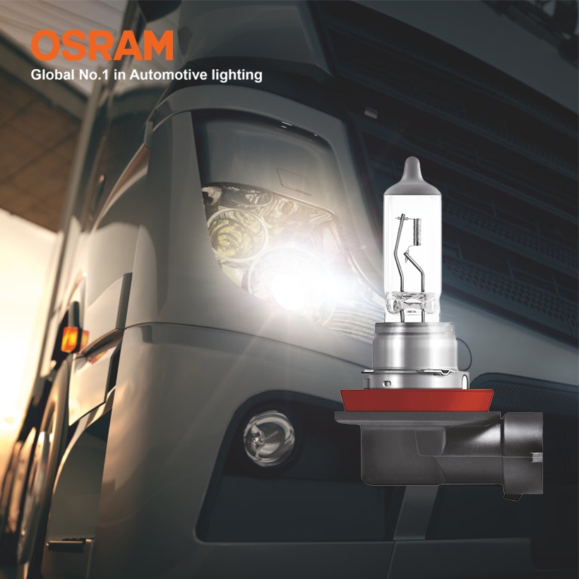 Bóng Đèn Halogen Tăng Sáng 120% OSRAM Truckstar Pro H11 24V 70W