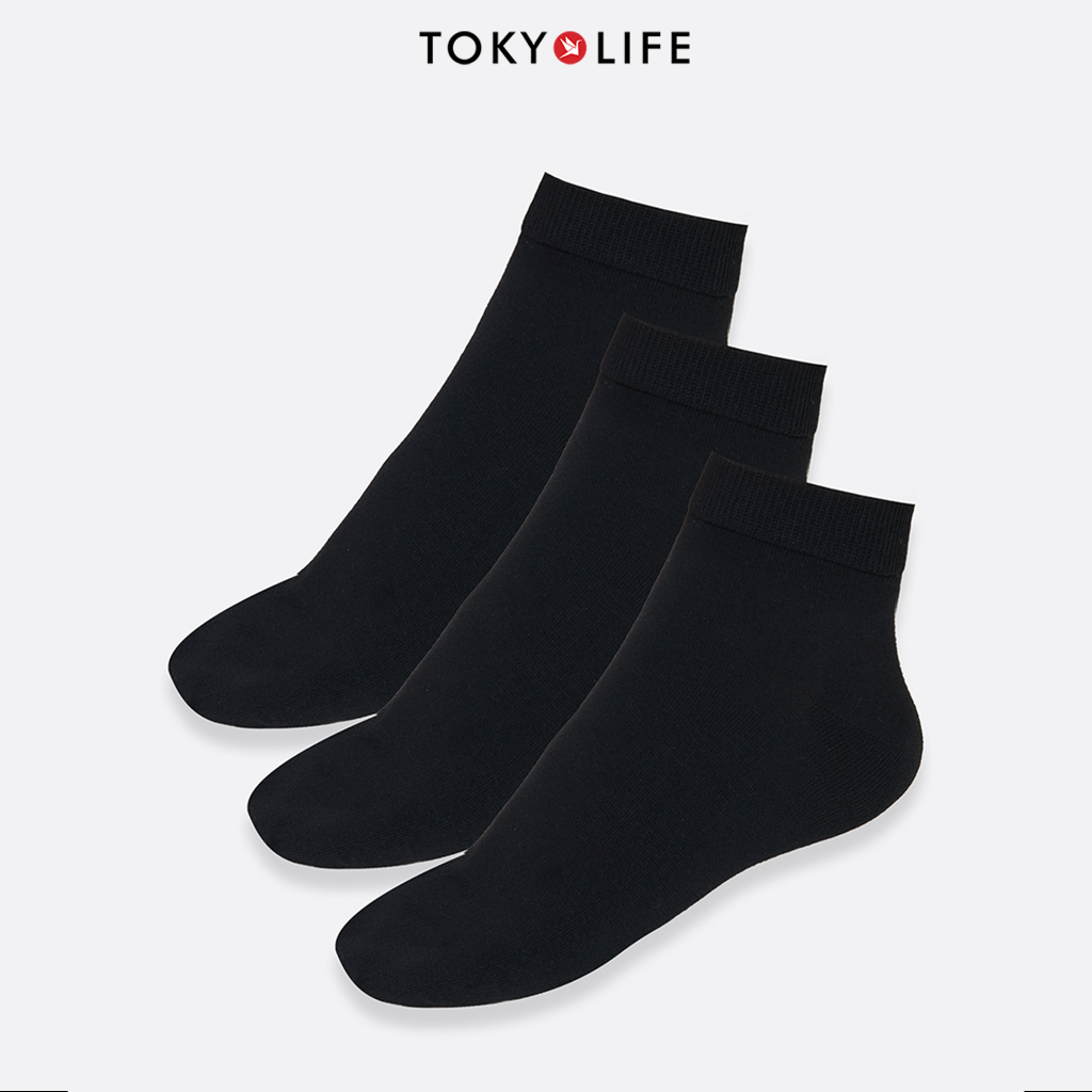 [Pack 3 Đôi] Tất Chân Nam Cổ Ngắn Thời Trang 40004442 - TOKYOLIFE