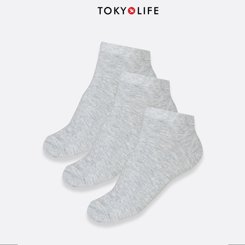 [Pack 3 Đôi] Tất Chân Nam Cổ Ngắn Thời Trang 40004442 - TOKYOLIFE