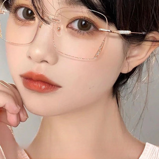 Mắt kính cận thị kính cận có độ sẵn - 0 ~ - 4.25 gọng trong suốt chống ánh sáng xanh phong cách Hàn Quốc kính 1137