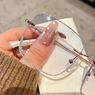 Mắt kính cận thị kính cận có độ sẵn - 0 ~ - 4.25 gọng trong suốt chống ánh sáng xanh phong cách Hàn Quốc kính 1137