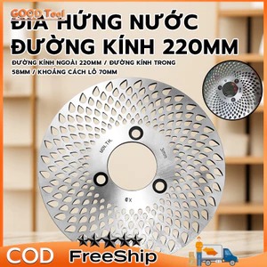 Đĩa Phanh Mẫu Giọt Nước 220mm , 3 Lỗ Ốc 70mm, Dùng Cho Xe Máy Điện Và Xe Điện