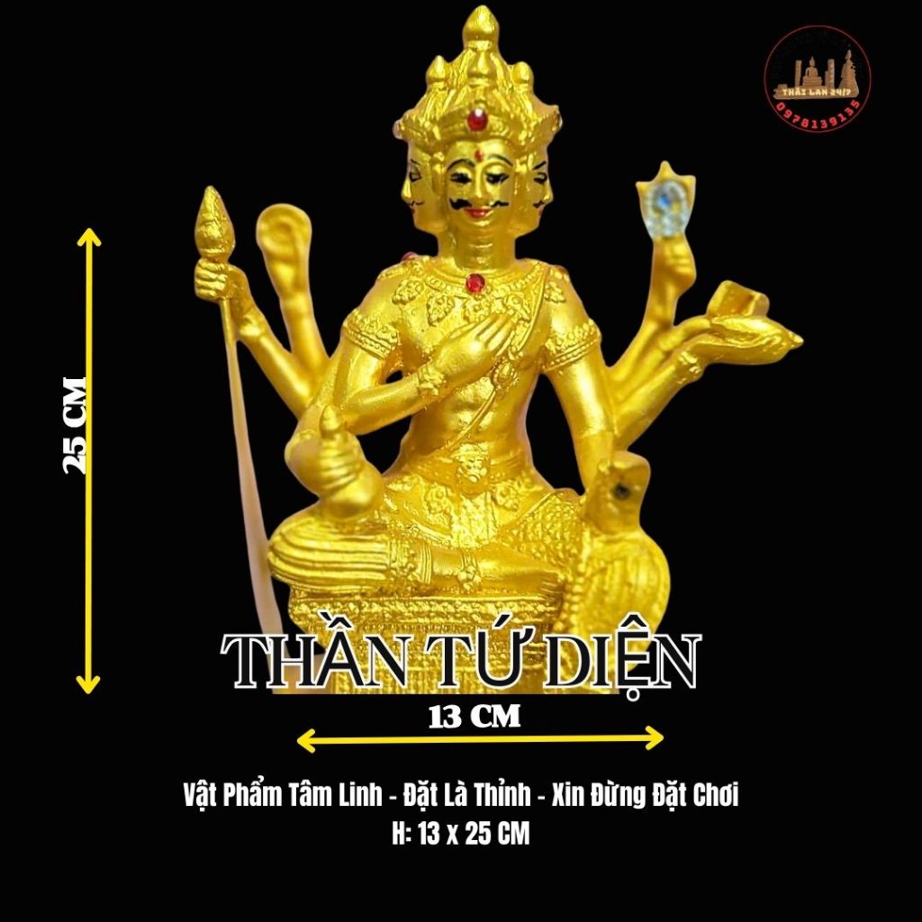 Tượng Tứ Diện Decor Cao 25Cm – Mẫu Trang Trí Sang Trọng Cho Bàn Làm Việc