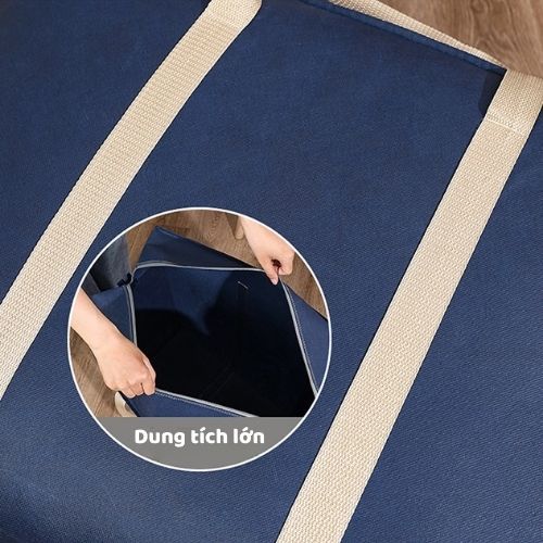 Túi Đựng Quần Áo Chăn Mền Cỡ Lớn ENODA HOME, Túi Vải Không Dệt Đựng Quần Áo Đa Dạng Kích Thước Có Quai Xách TUI002